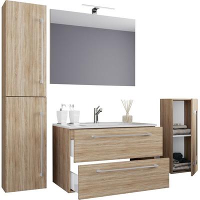 5-tlg. Waschplatz Waschtisch Badinos Schublade SP