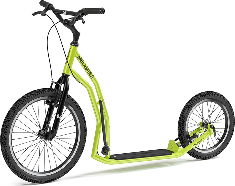 Scooter Yedoo Mula Y40 Tretroller mit Luftreifen 20/16 Grün