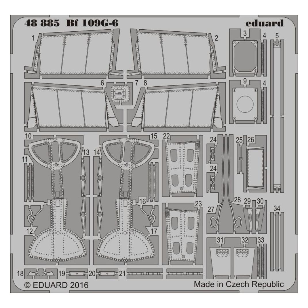 Eduard Bf109G-6 for (48885)