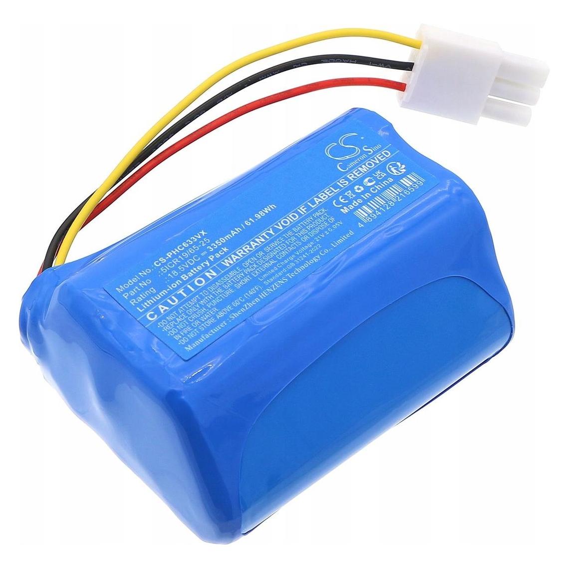 CS Cameron Sino Akumulator Bateria Typu 5icr19/65-25 Do Philips Fc6231 Fc6232 Fc6331 / Cs-phc633vx (CAMERON SINO)