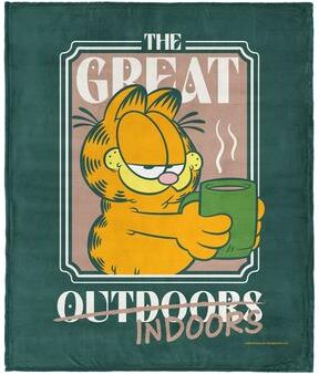 Northwest Nickelodeon Garfield Silk Touch Throw Blanket