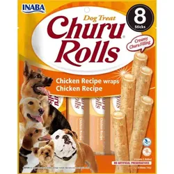 INABA Churu Brötchen für Hunde Huhn 8x12g