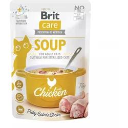 Brit Katze 15 x 75g Soup - with Chicken