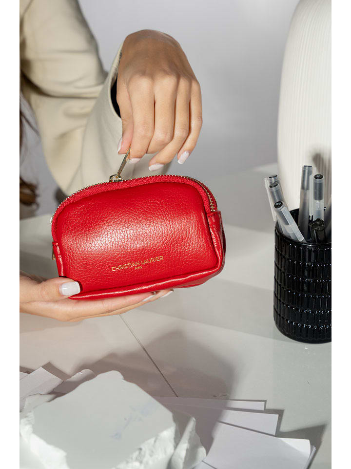 Christian Laurier Leder-Geldbörse "Tamar" in Rot - (B)15 x (H)9,5 x (T)4 cm - onesize