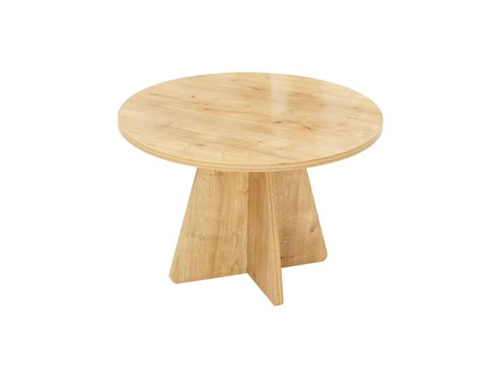 Table basse effet bois beige 60x60 cm