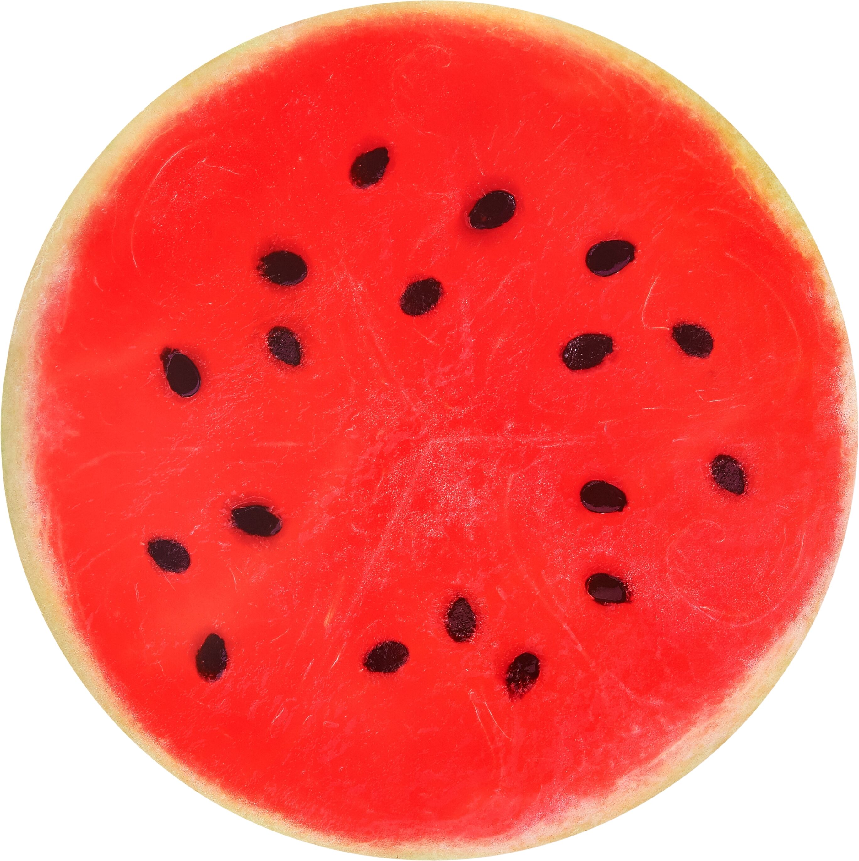 Platzset STUCO "Summer Fruits Melone", rot, 6 Stk., Polypropylen, Obermaterial: 100% Polypropylen, Platzsets, Platzset, rund rot 6 Stk., Polypropylen
