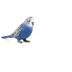 Mojo: Wellensittich in Blau - handbemalte Figur