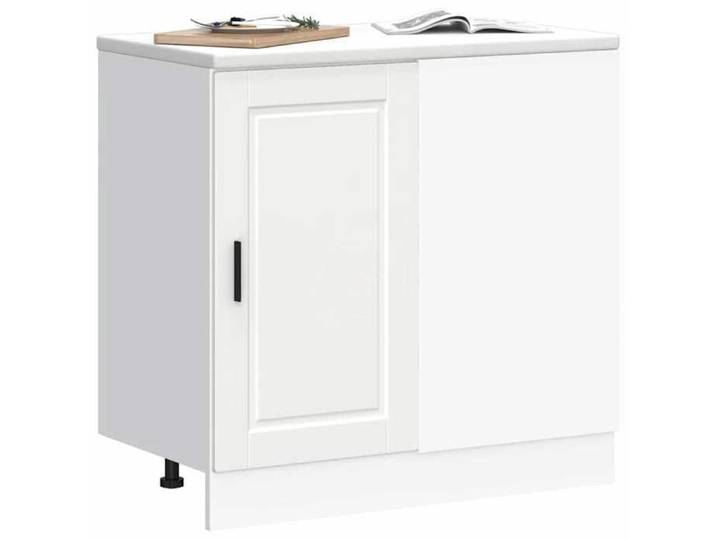 Moderne Buffet cuisine - Armoire de cuisine Porto - blanc bois d'ingénierie @@1281