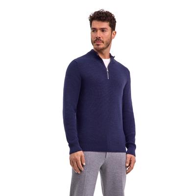 Strickpullover FALKE "FALKE Pullover", Herren, Gr. XXL, plum (6130), Pullover Strickpullover