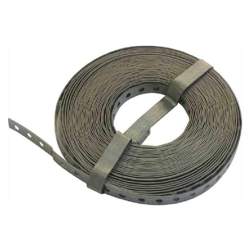 GAH 334130 Lochband mit oder ohne Abrollkasette sendzimirverzinkt Breite 12 mm Länge (12 mm) (33413 0)
