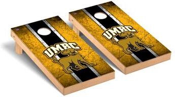Skip's Garage Maryland Baltimore UMBC Retrievers Vintage Cornhole Board Set