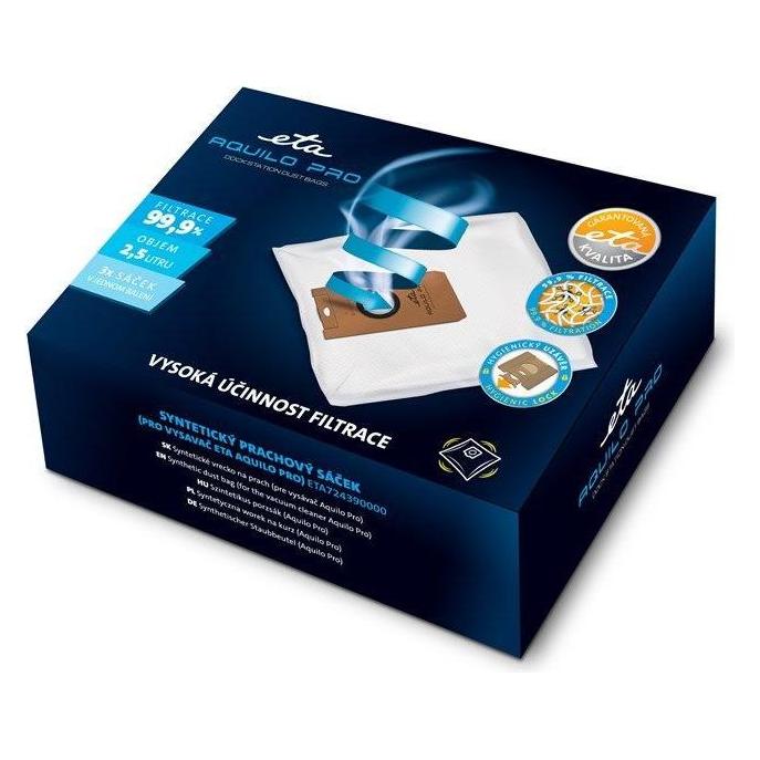 ETA Dust Bags for Vacuum Cleaner Aquilo Pro | 724300450 | 3 pc(s) (3x) (ETA724300450)