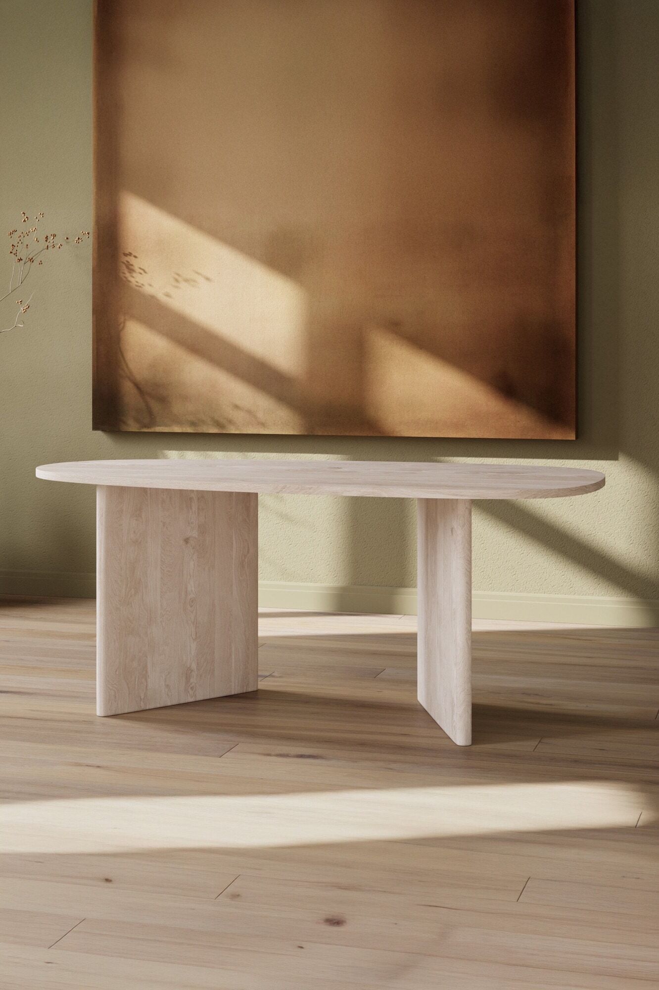 Esstisch VENTURE HOME "Grönvik, ovaler Esstisch in warmer Naturoptik, 180 × 90 cm", beige (natur, natur), B:90cm H:75cm T:90cm, Tische, Esstisch, Esszimmertisch, MDF, Papierlaminat, oval, geräumig, skandinavisch natur, natur B/H/T: 90cm x 75cm x 90cm
