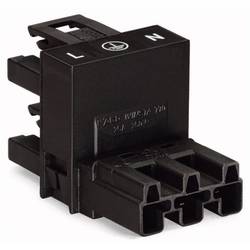 WAGO 770-936 Netz-H-Verteiler Netz-Stecker - Netz-Buchse, Netz-Buchse Gesamtpolzahl: 3 Rot 50 St. Package