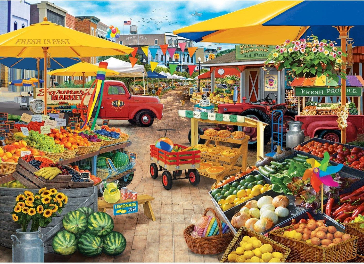 Master Pieces Puzzel Marktplein 1000 stukjes