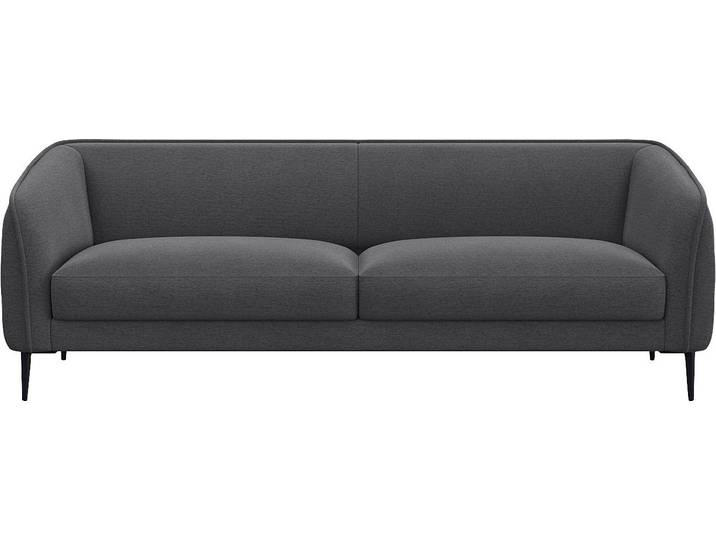 FLEXLUX 3-Sitzer Belle Designsofa, Couch, bequem durch Kaltschaum im Sitz, Skandinavisches Design, In hochwertiger Verarbeitung
