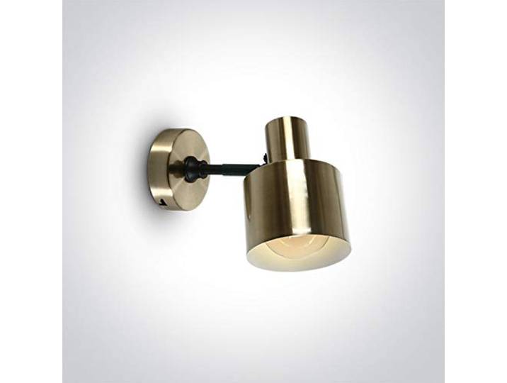 Draaibare wandlamp One Light 60118/BBS geborsteld messing IP20