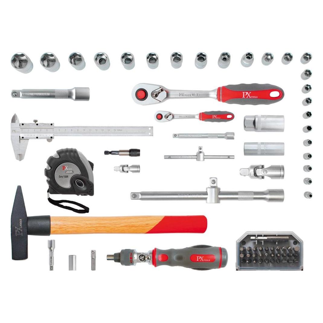 Tixit Alu-Werkzeugkoffer Mechaniker 120-teilig (120 Teile) (221012)