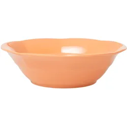 RICE Melamin Suppenteller einfarbig, Ø19 x H5,5cm, apricot