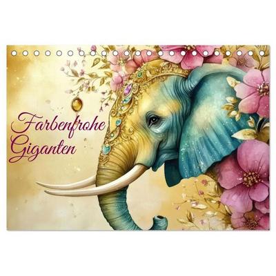 Farbenfrohe Giganten (Tischkalender 2027 DIN A5 quer), CALVENDO Monatskalender