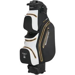 Bennington Quiet Organizer 14 Hole Waterproof Cartbag - black/white/gold