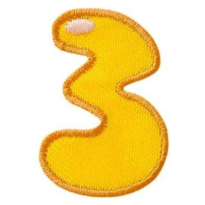 Mono Quick Einzelnummer 3 (1 Stk., 3.50 x 3.50 cm) (80733)