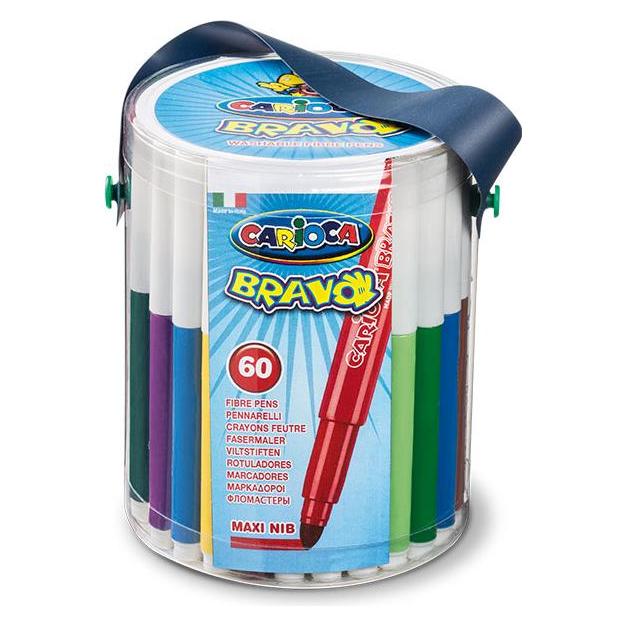 Carioca Bravo Marker Extra Bold Multicolour 60 Stück(e) (60x) (40100)
