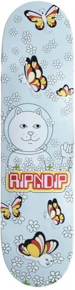 Skateboard Deck RIPNDIP Butterfly (8.25" - Lavender)