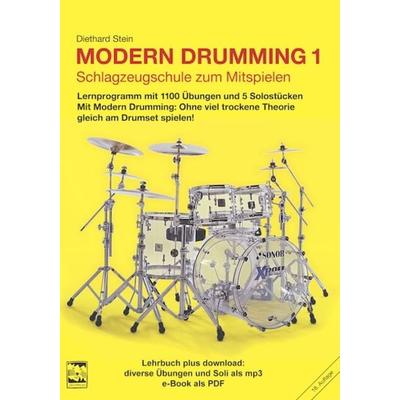 Modern Drumming 1. Schlagzeugschule mit mp3 download zum Mitspielen -