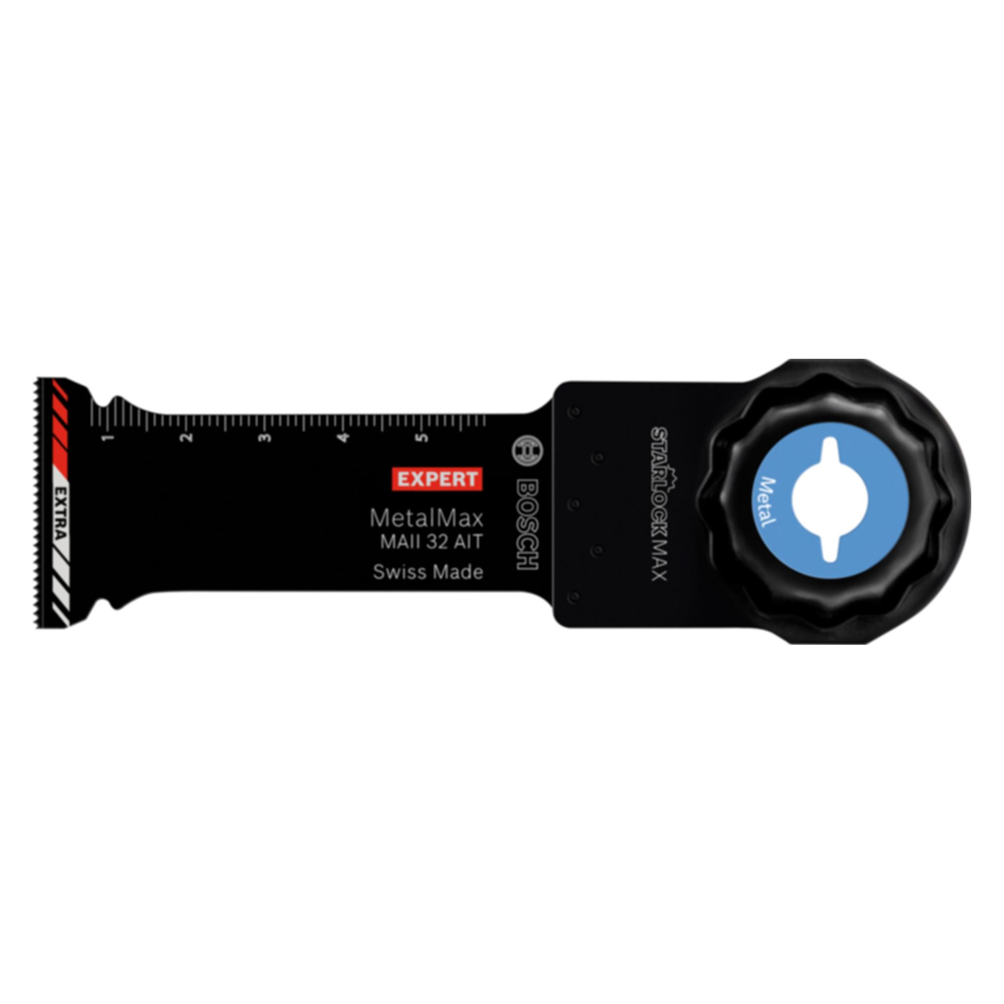 Bosch Professional Zubehör EXPERT MetalMax MAII 32 AIT Blatt für Multifunktionswerkzeuge, 70 x 32 mm, 10 Stück (2608900023)
