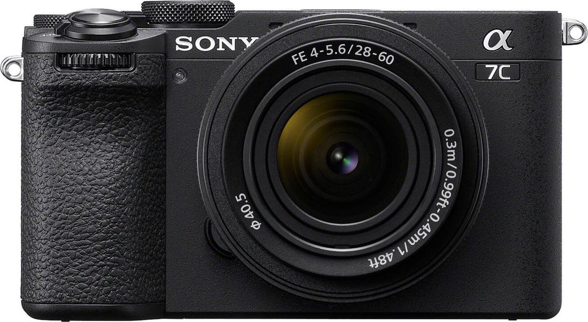 Sony α 7C II + FE 28-60mm F4-5.6, 33 MP, 7008 x 4672 Pixel, Exmor R CMOS, 4K Ultra HD, Touchscreen, Schwarz