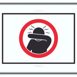 HB-Druck Husten und Niesetikette beachten Symbol Schild A2 (420x594mm)