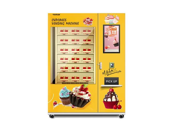Fournisseur de distributeurs automatiques personnalisés, usine certifiée ISO, distributeur automatique de cupcakes avec fentes flexibles, vente chaude