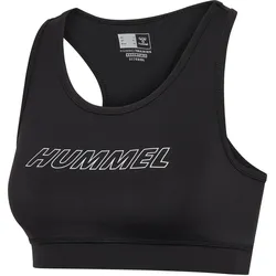 HUMMEL hmlTE FUNDAMENTAL SPORTS BRA black/white XS