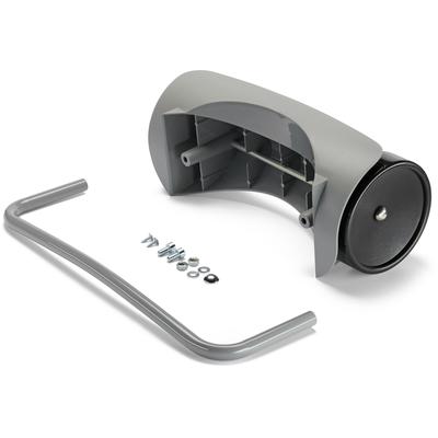 Müllsackständer-Rolle HAILO "Mobil-Set, Für ProfiLine WSB 120 / WSB-K / WSB Design XXXL", schwarz (schwarz, grau), B:47cm H:116cm T:53cm, Kunststoff, Möbelrollen, Mobil-Set, grau, 2 Räder