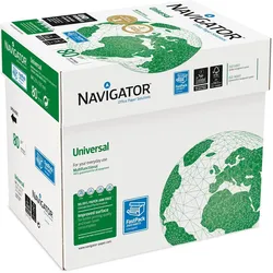 NAVIGATOR Kopierpapier UNIVERSAL, DIN A4,  80 g/m2, Öko-Box: 2.500 Blatt, weiß