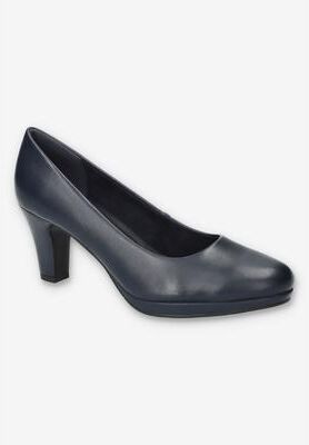 Women's Equinox Platform Pump by Easy Street in Navy (Size 9 M)
