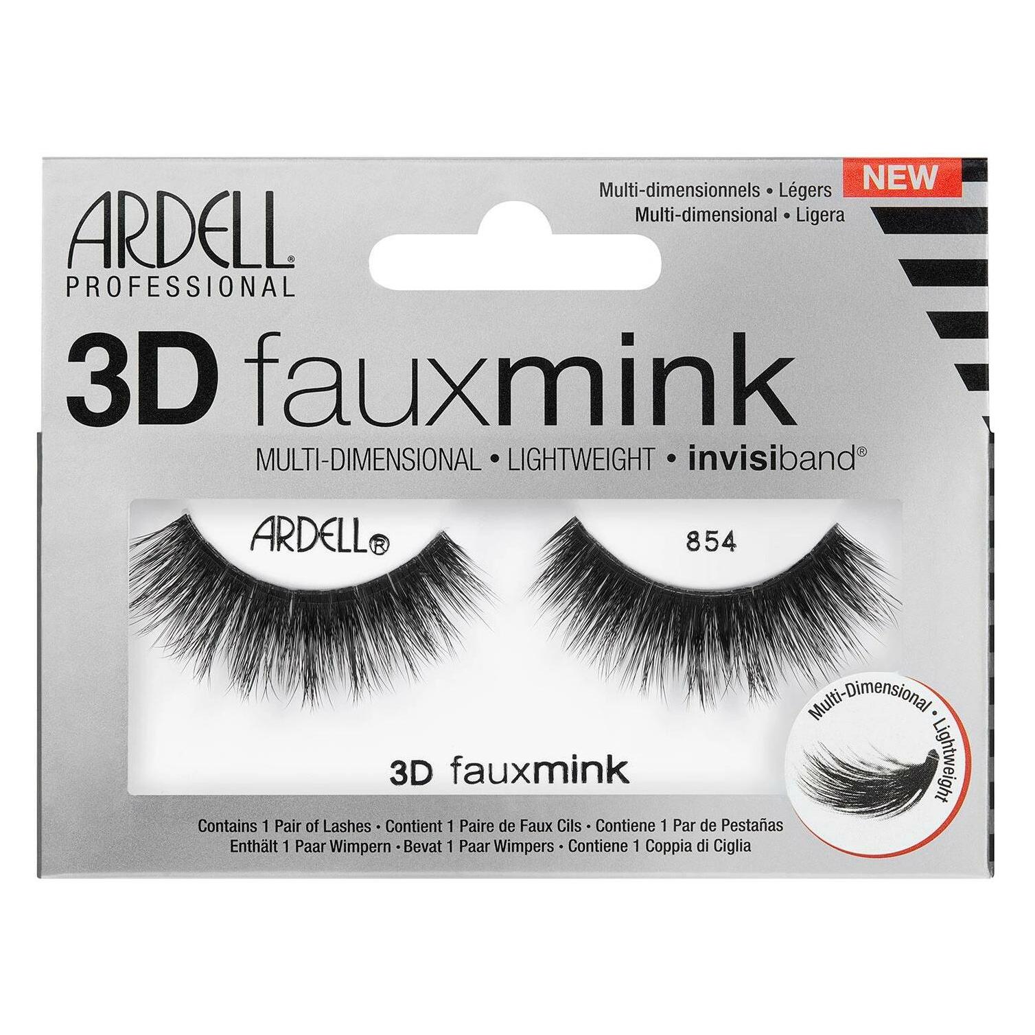 Ardell 3D Faux Mink 854 (Künstliche Wimpern) (74764674500)