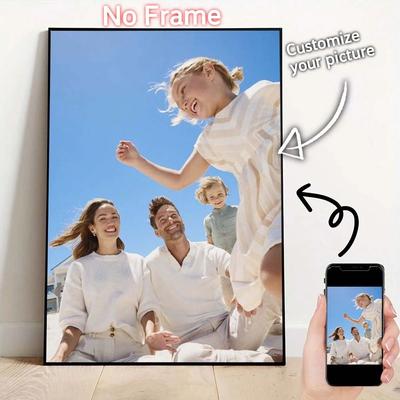 Uplift Picks Custom Photo Canvas Print For Personalized Wedding Family Pet Wall Art k 50cm 70cm