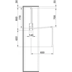 Servetto, Möbelausstattung, Kleiderlifte (1 Stk.)