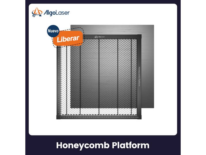 Algolaser Table de travail en nid d'abeille 450*450mm lit Laser en nid d'abeille Protection de bureau plaque métallique panneau en nid d'abeille pour graveur/coupe