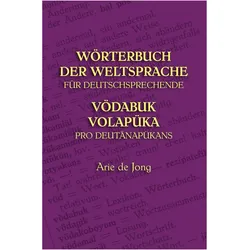Wörterbuch der Weltsprache für Deutschsprechende, Schulbücher von Arie De Jong