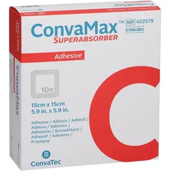 Convamax Superabsorber adhäsiv 15x15 cm