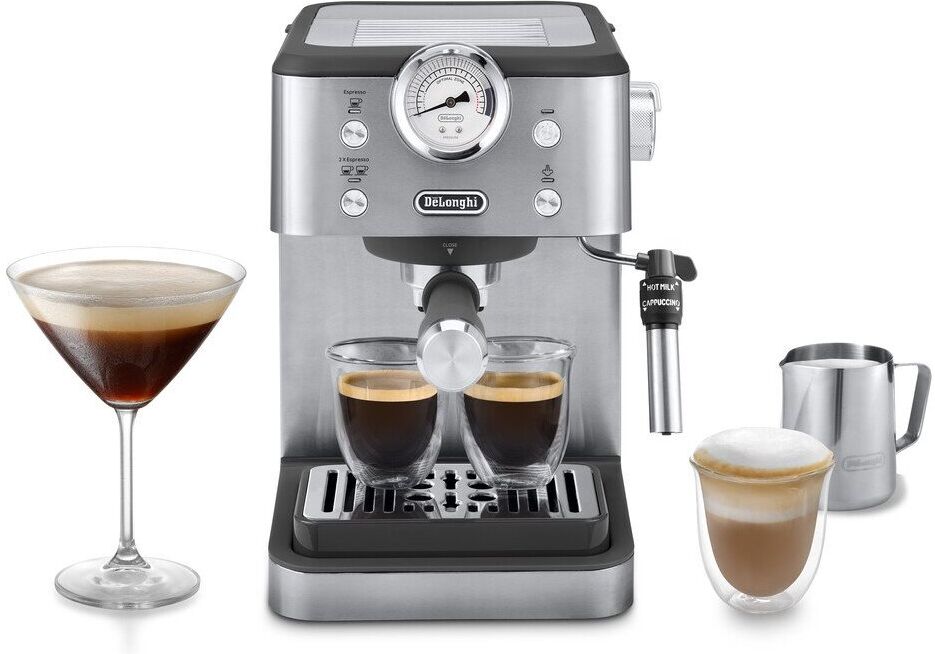 DeLonghi Macchina caffè espresso De Longhi 0132105025 CLASSIC EM450 M Metal