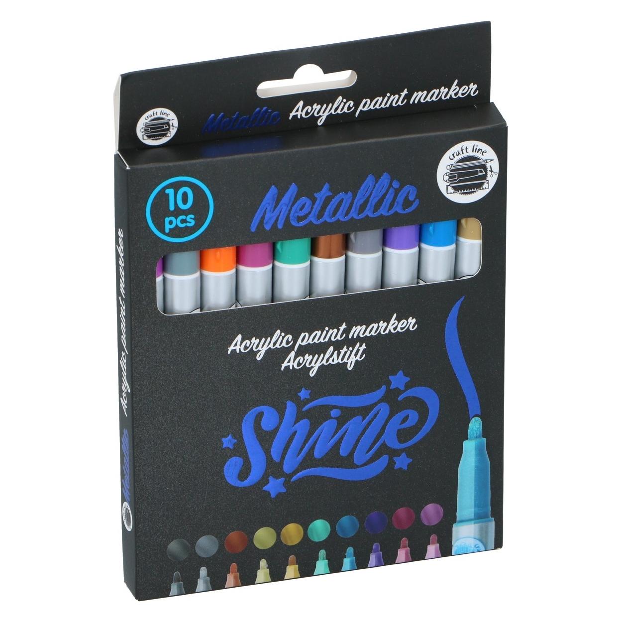 Marker-Acrylfarbe, Metallic (10x) (47201093)
