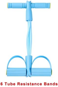 Shop Station Resistance Bands Sit Up Assistant Home Workout Equipment For Core & Full Body Training blue