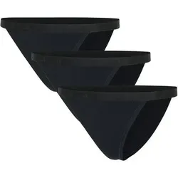 ADIDAS adidas Damen, Slip, 3er Pack - Sport Active Essential , Bikini, Unterwäsche, Logo, uni, Größe S in Schwarz Schwarz