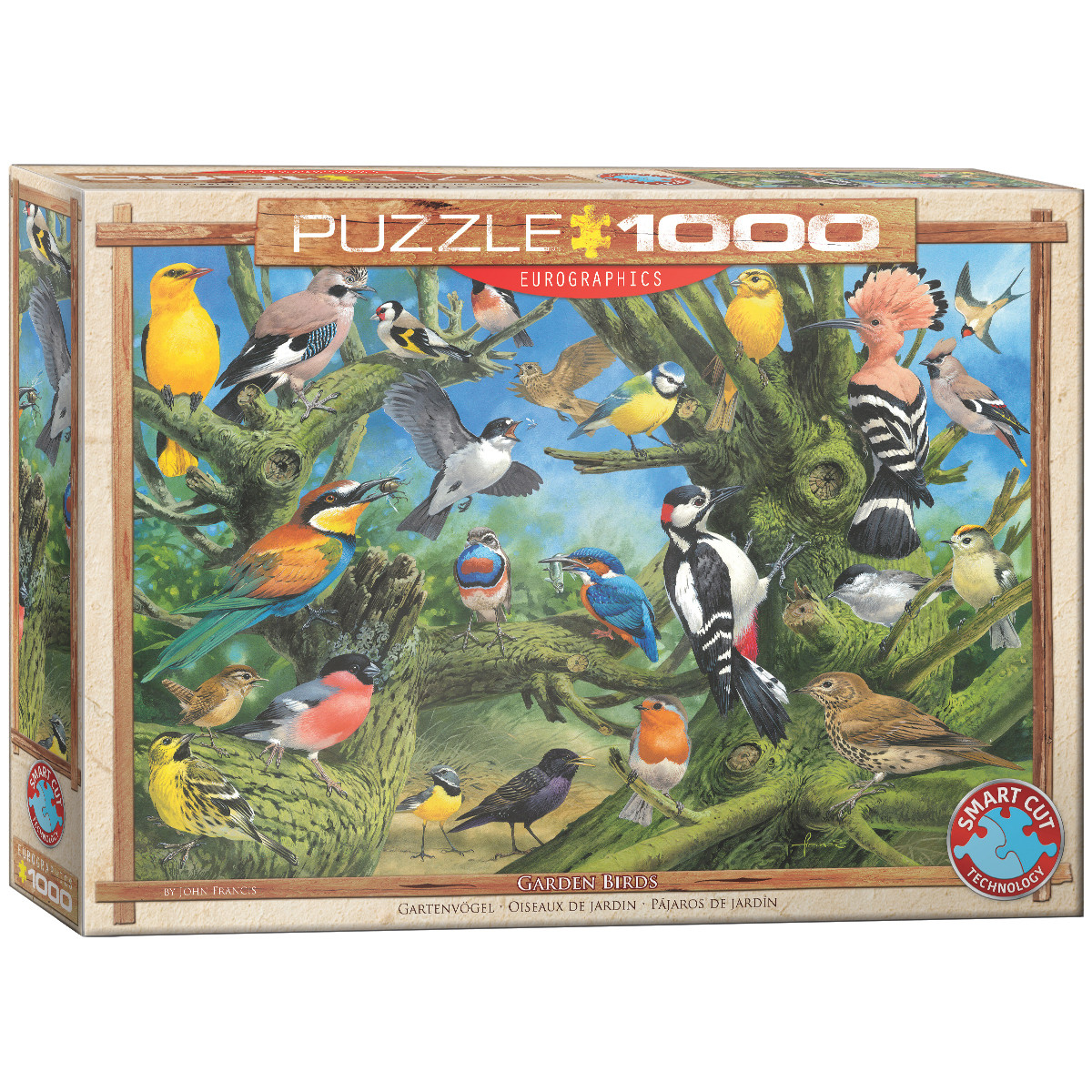 Eurographics Legpuzzel Dieren 1000 stukjes