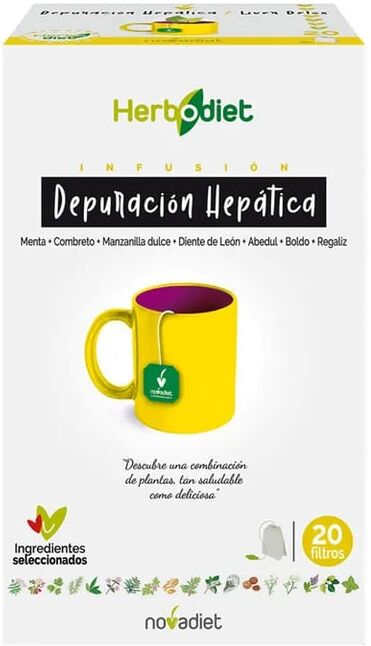Novadiet HERBODIET DEPURACIÓN HEPÁTICA 20 Infusiones