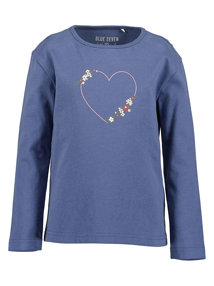 Blue Seven Longsleeve in Blau - 116